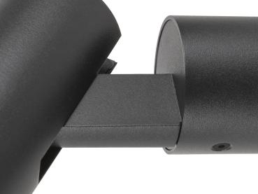 S-TUBE, Wandaufbauleuchte, rund, 1x max. 10 W GU10, schwarz