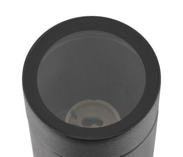 S-TUBE, Wandaufbauleuchte, rund, 1x max. 10 W GU10, schwarz
