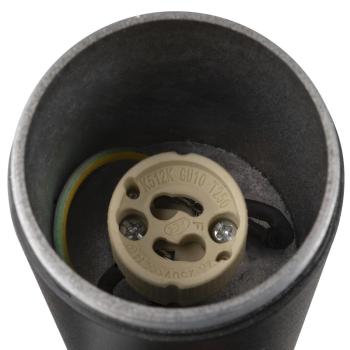 S-TUBE, Wandaufbauleuchte, rund, 1x max. 10 W GU10, schwarz