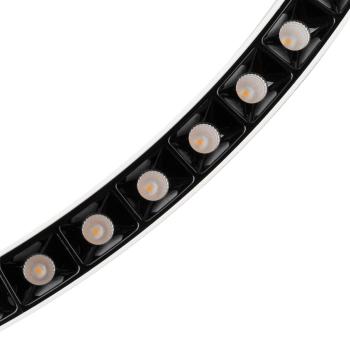 ONE CUBE, Pendelleuchte, 300 cm, 4000 K, DALI 2, Touch, weiß