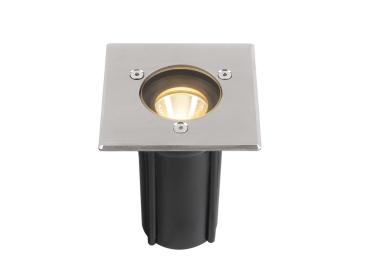 DASAR® S, Bodeneinbauleuchte, eckig, 4 W, 3000 K, 24°, IP67, zylindrisch, anthrazit