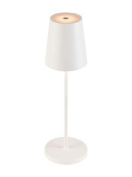 VINOLINA TWO, Tischleuchte, Akku, IP65, 2200/2700/3000 K, TOUCH, weiß