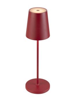 VINOLINA TWO, Tischleuchte, Akku, IP65, 2200/2700/3000 K, TOUCH, rot