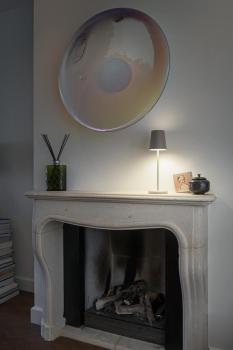 VINOLINA TWO, Tischleuchte, Akku, IP65, 2200/2700/3000 K, TOUCH, beige