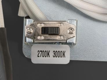 ONE FLAT, Pendelleuchte, triple, 300 cm, 2700/3000 K, DALI 2, Touch, schwarz