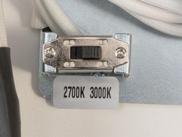 ONE FLAT, Pendelleuchte, triple, 300 cm, 2700/3000 K, DALI 2, Touch, weiß