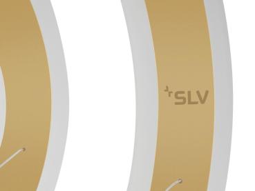 Preview: ONE FLAT, Pendelleuchte, triple, 300 cm, 2700/3000 K, DALI 2, Touch, messing