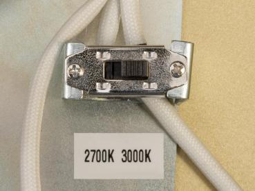 ONE FLAT, Pendelleuchte, triple, 300 cm, 2700/3000 K, DALI 2, Touch, messing