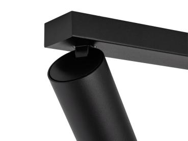 Preview: KAMI, Deckenaufbauleuchte, 3x max. 10 W, GU10, schwarz/gold