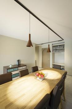 LALU®, Pendelleuchte, 48V, Led Base, Mix&Match, 150 cm, 8 W, 3000 K, DALI, bronze