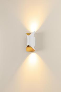 MODELA, Wandleuchte, up/down, 2700 K, PHASE, weiß/gold