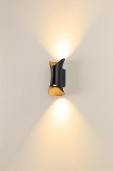 MODELA, Wandleuchte, up/down, 2700 K, PHASE, schwarz/gold