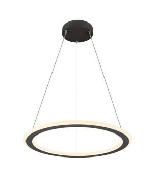 ONE FLAT PD, single, Pendelleuchte, Pendellänge 180 cm, 2700/3000 K, PHASE, schwarz