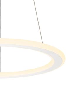 Preview: ONE FLAT PD, single, Pendelleuchte, Pendellänge 180 cm, 2700/3000 K, PHASE, weiß