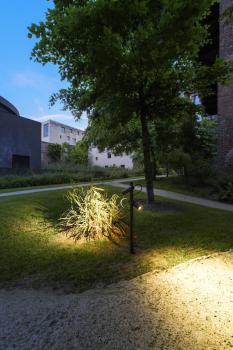 HELIA SLIM Pole, double, LED Outdoor Stehleuchte, schwarz IP65 3000 K