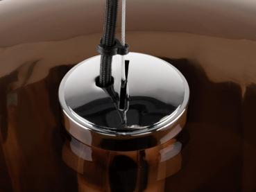 Preview: PANTILO CONVEX 40, Pendelleuchte, 150 cm, E27, max. 40 W, kupfer