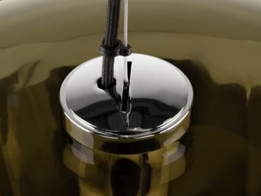 Preview: PANTILO CONVEX 40, Pendelleuchte, 150 cm, E27, max. 40 W, gold