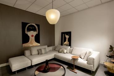 Preview: PANTILO CONVEX 40, Pendelleuchte, 150 cm, E27, max. 40 W, weiß