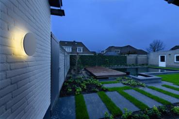 D-RING M, Wandleuchte, PHASE, 2700/3000 K, PHASE, IP65, weiß