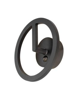Q-RING, Wandleuchte, Sensor, 3000 K, IP54, schwarz