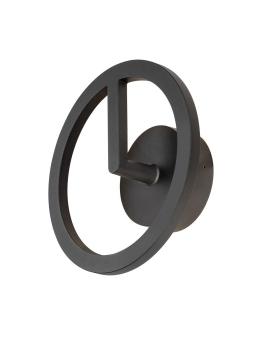 Q-RING, Wandleuchte, 3000 K, PHASE, IP65, schwarz