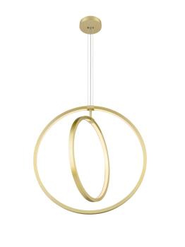 ONE VERTICAL PD, Pendelleuchte, 180 cm, 2700/3000 K, PHASE, messing