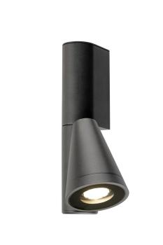 T-TUBE, Wandaufbauleuchte, GU10, single, IP65, max. 10 W, schwarz