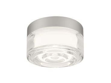 CYFT WAVE, Wand- und Deckenaufbauleuchte, 2700/3000/4000 K, 6,5 W, PHASE, schwarz / klar