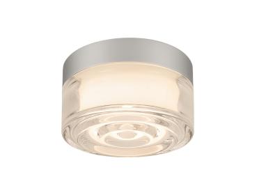 CYFT WAVE, Wand- und Deckenaufbauleuchte, 2700/3000/4000 K, 6,5 W, PHASE, schwarz / klar