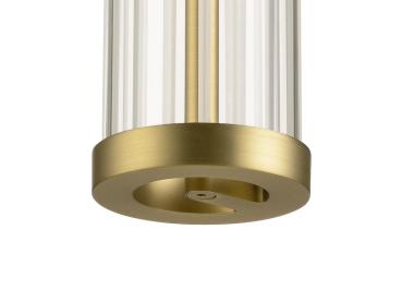 Preview: QUIMERA, Pendelleuchte, Pendellänge 150 cm, 2700/3000 K, PHASE, gebürstet messing