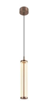 QUIMERA, Pendelleuchte, Pendellänge 150 cm, 2700/3000 K, PHASE, dunkel kupfer