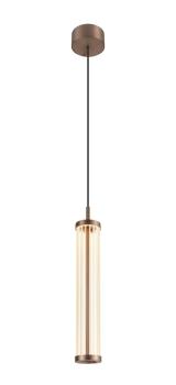 QUIMERA, Pendelleuchte, Pendellänge 150 cm, 2700/3000 K, PHASE, dunkel kupfer