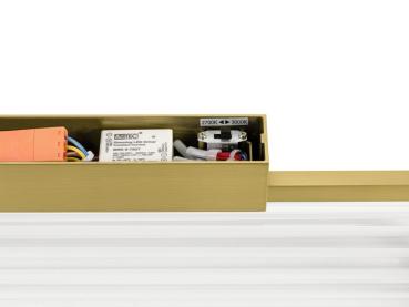 Preview: QUIMERA, Wandaufbauleuchte, 2700/3000 K, PHASE, gebürstet messing