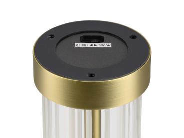 Preview: QUIMERA, Tischleuchte, 2700/3000 K, gebürstet messing