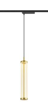 QUIMERA, 1~ Pendelleuchte, Pendellänge 150 cm, 2700 K, PHASE, gebürstet messing