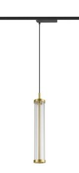 QUIMERA, 1~ Pendelleuchte, Pendellänge 150 cm, 2700 K, PHASE, gebürstet messing