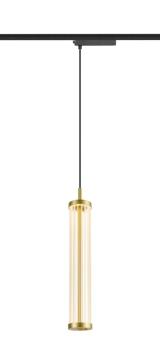 QUIMERA, 1~ Pendelleuchte, Pendellänge 150 cm, 2700 K, PHASE, gebürstet messing