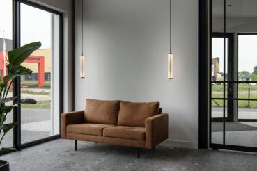 QUIMERA, 1~ Pendelleuchte, Pendellänge 150 cm, 2700 K, PHASE, gebürstet messing