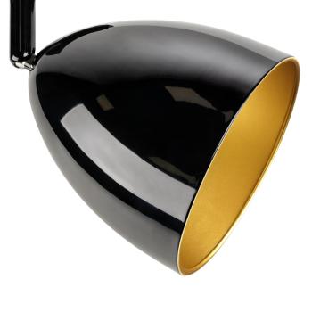 Preview: PARA CONE 14, 1 Phasen System Leuchte, GU10, schwarz/gold