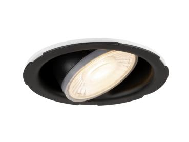 UNIVERSAL DOWNLIGHT PHASE Einbauleuchte, IP20, starr/schwenkbar, 5-7 W, 2700/3000/4000/6500 K, 38°, ohne Abdeckung