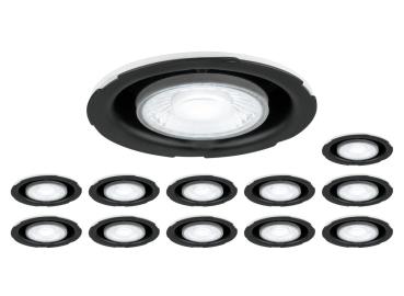 Preview: Set bestehend aus 12 x UNIVERSAL DOWNLIGHT PHASE IP20 38°, starr/schwenkbar, ohne Abdeckung