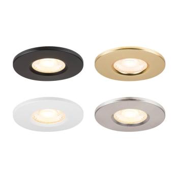 Preview: UNIVERSAL DOWNLIGHT Abdeckung, für Downlight, IP65, rund, gold matt
