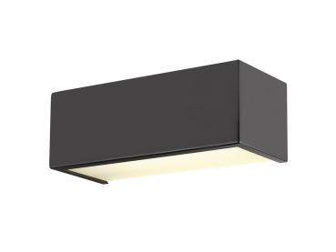 CHROMBO, Wandaufbauleuchte, quadratisch, 3000 K, 8 W, PHASE, 120°, schwarz