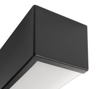 Preview: CHROMBO, Wandaufbauleuchte, quadratisch, 3000 K, 8 W, PHASE, 120°, schwarz