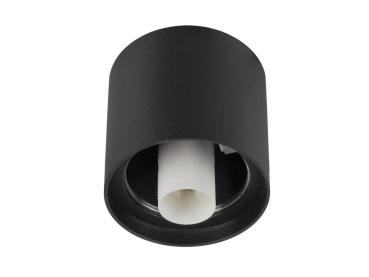 VARYT, Deckenaufbauleuchte, rund, 1x max. 6 W, E14, schwarz