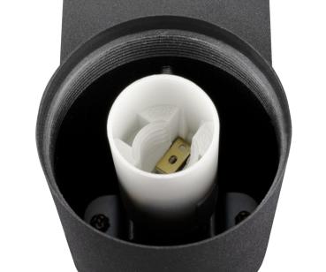 Preview: VARYT, Wandaufbauleuchte, rund, 1x max. 6 W, E14, schwarz