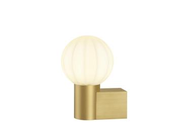 VARYT, Wandaufbauleuchte, rund, 1x max. 6 W, E14, messing