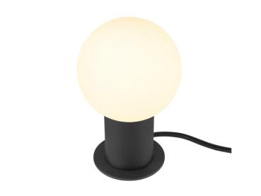 Preview: VARYT, Tischleuchte, rund, 1x max. 6 W, E14, schwarz