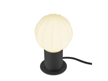 VARYT, Tischleuchte, rund, 1x max. 6 W, E14, schwarz