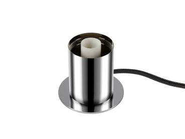 VARYT, Tischleuchte, rund, 1x max. 6 W, E14, chrom